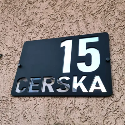 Kućni broj – Model 1