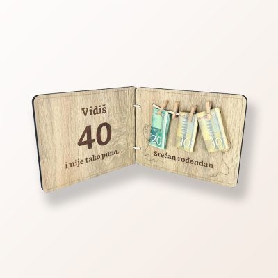 Rođendanska čestitka "Nije tako puno" otvorena