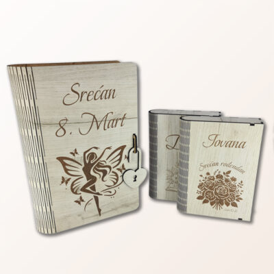 Personalizovana poklon kutija knjiga