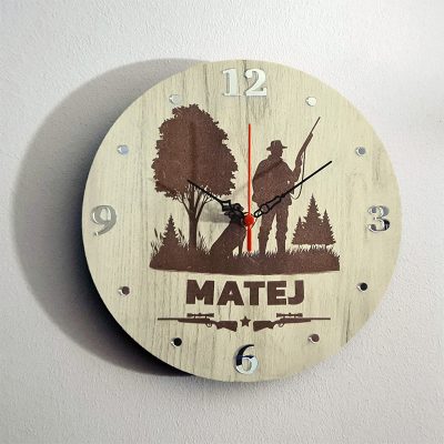 Personalizovani zidni sat - 01 Lov